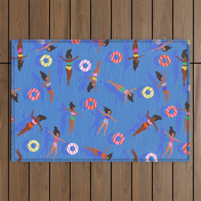 Pool Outdoor Rug Gallery Image 1