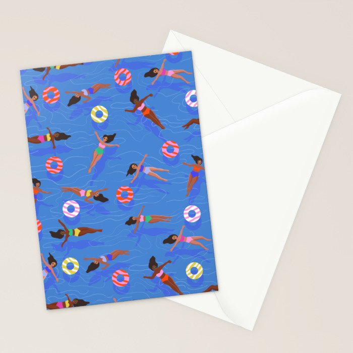 Pool Stationery Card Gallery Image 2