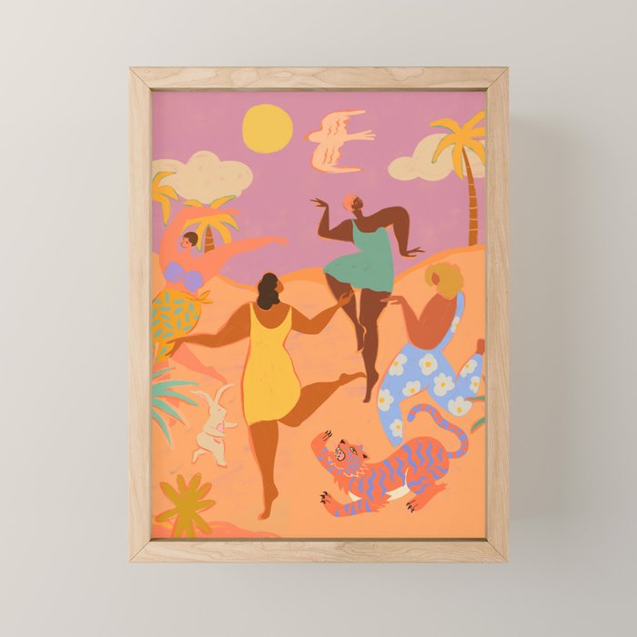 Party at Sunset Mini Art Print Gallery Image 1