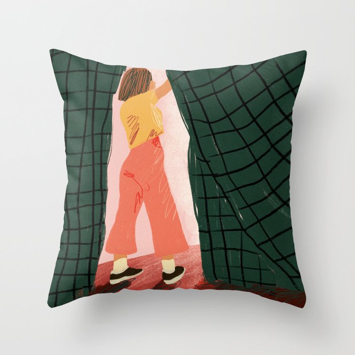 The Future is Bright Throw Pillow Gallery Image 1