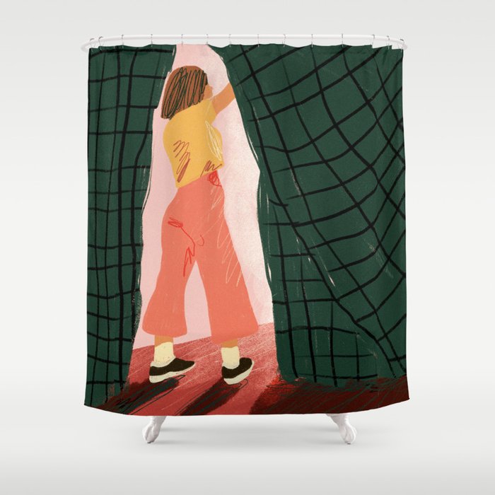 The Future is Bright Shower Curtain Gallery Image 1