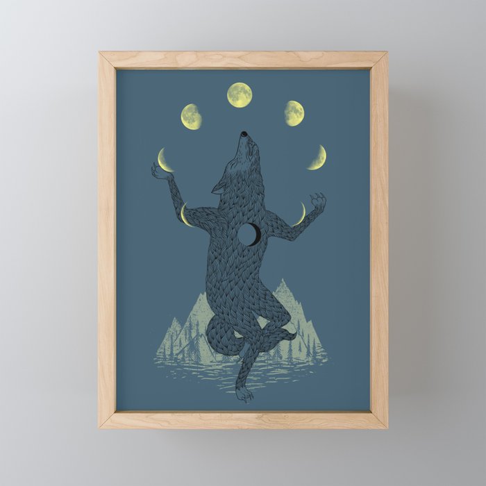 Moon Juggler Mini Art Print Gallery Image 1