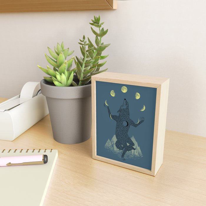 Moon Juggler Mini Art Print Gallery Image 2