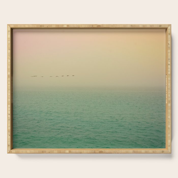Flying Over the Sea Serving Tray Gallery Image 1