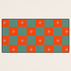 Grid Christmas snowflakes Desk Mat Gallery Image 3