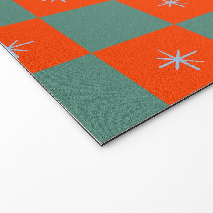 Grid Christmas snowflakes Welcome Mat Gallery Image 2