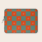 Grid Christmas snowflakes Laptop Sleeve Gallery Image 1