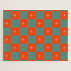 Grid Christmas snowflakes Jigsaw Puzzle Gallery Image 1