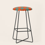 Grid Christmas snowflakes Stool Gallery Image 1