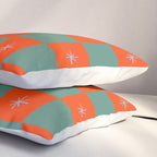 Grid Christmas snowflakes Pillow Sham Gallery Image 3