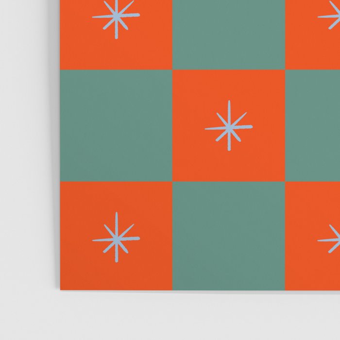 Grid Christmas snowflakes Poster Gallery Image 3