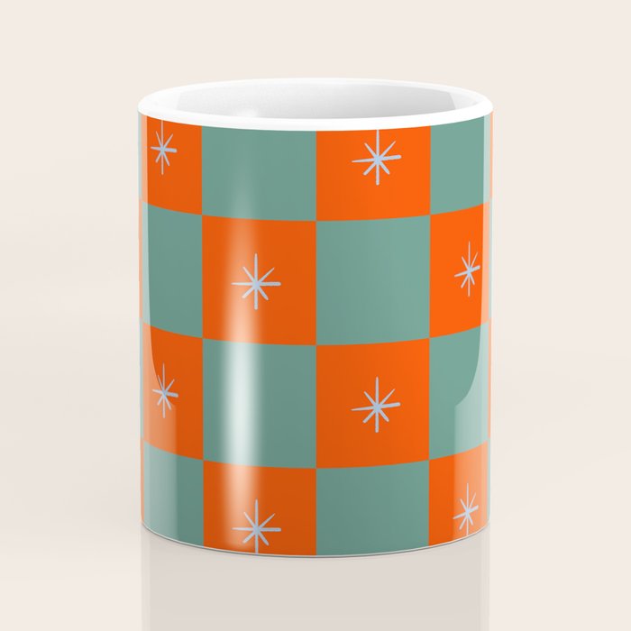 Grid Christmas snowflakes Coffee Mug Gallery Image 4