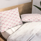Coquette Aesthetic Pastel Pink Bows Cute Balletcore Joy of Together Pillow Sham Gallery Image 2