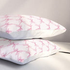 Coquette Aesthetic Pastel Pink Bows Cute Balletcore Joy of Together Pillow Sham Gallery Image 3