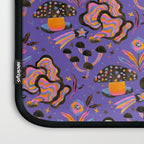 Trippy mushrooms and stars - purple Laptop Sleeve Gallery Image 3