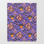 Trippy mushrooms and stars - purple Notebook Gallery Image 4