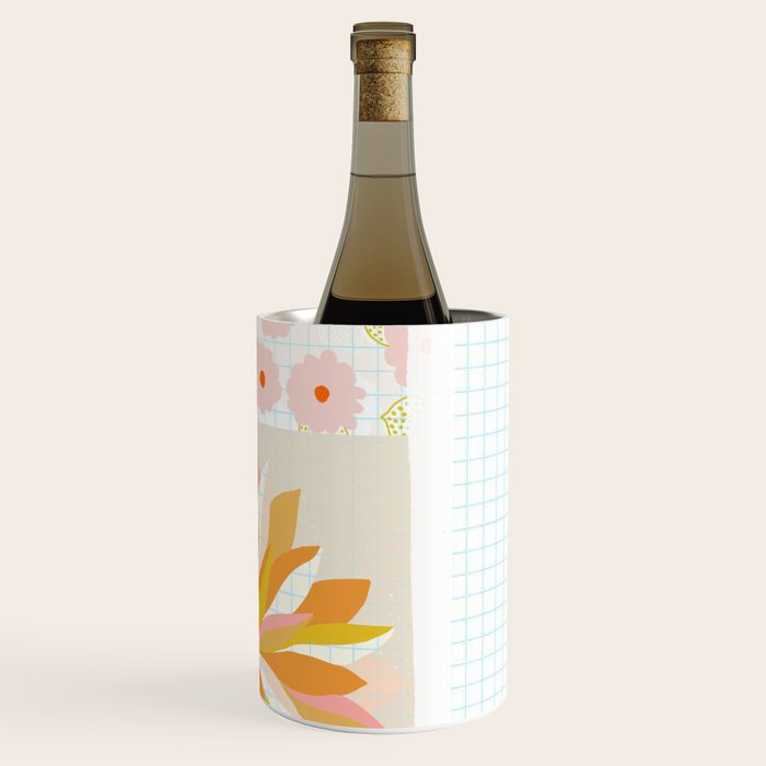 dahlias & daisies Wine Chiller Gallery Image 3