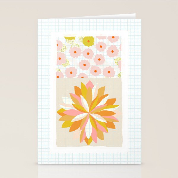 dahlias & daisies Stationery Card Gallery Image 2
