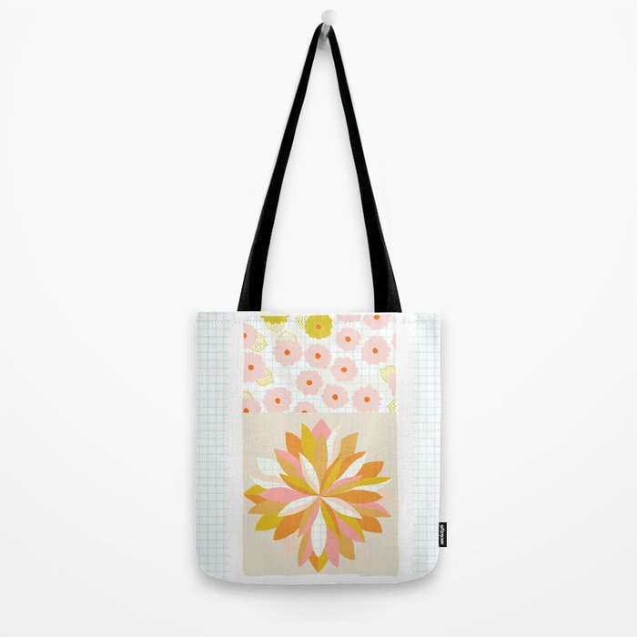 dahlias & daisies Tote Bag Gallery Image 2