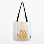 dahlias & daisies Tote Bag Gallery Image 2