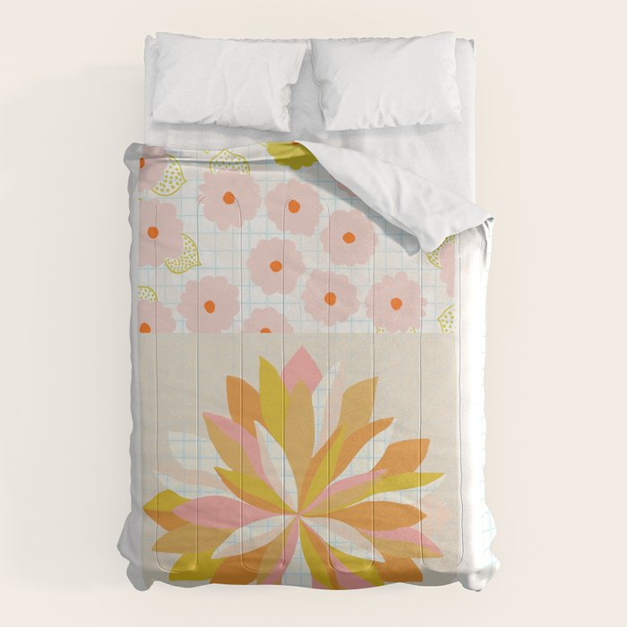 dahlias & daisies Comforter Gallery Image 6