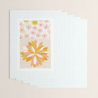 dahlias & daisies Wrapping Paper Gallery Image 3