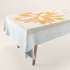dahlias & daisies Tablecloth Gallery Image 1