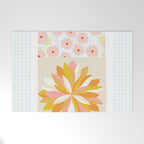 dahlias & daisies Welcome Mat Gallery Image 1