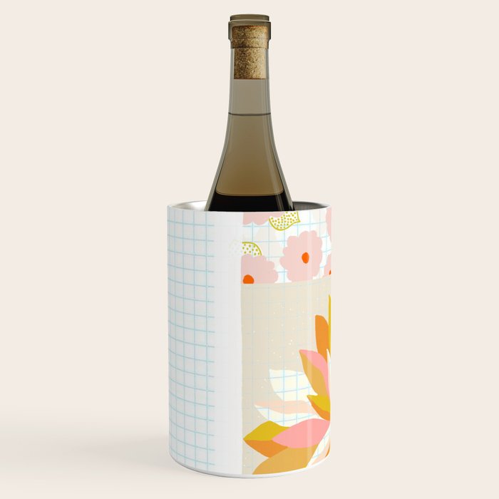 dahlias & daisies Wine Chiller Gallery Image 2