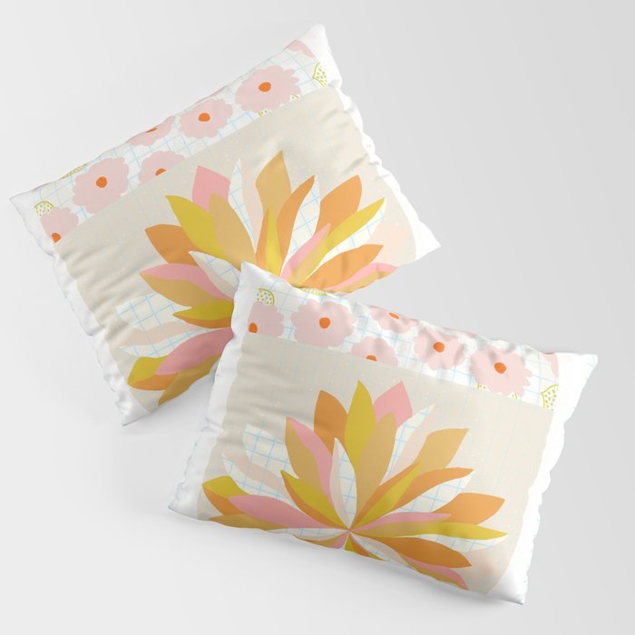dahlias & daisies Pillow Sham Gallery Image 1