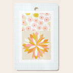 dahlias & daisies Cutting Board Gallery Image 1