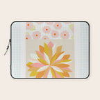 dahlias & daisies Laptop Sleeve Gallery Image 1