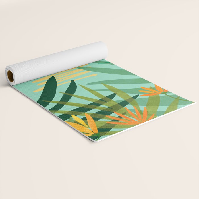 Peaceful Tropics - Sunset Landscape Yoga Mat Gallery Image 2