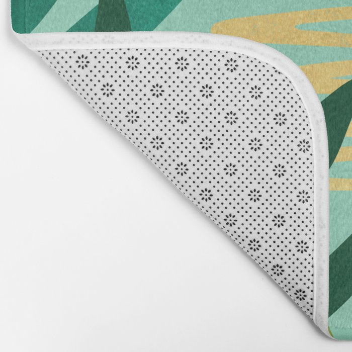 Peaceful Tropics - Sunset Landscape Bath Mat Gallery Image 2