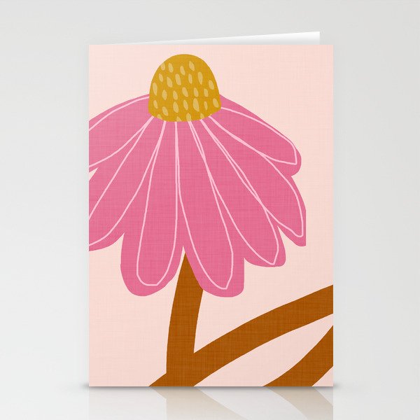 Woodland flower - pink Stationery Card Gallery Image 2