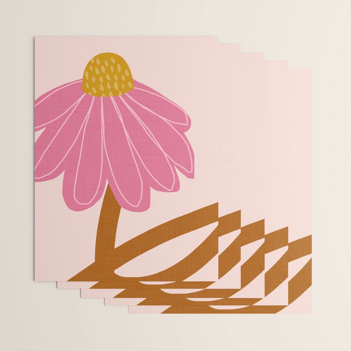 Woodland flower - pink Wrapping Paper Gallery Image 3