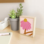 Woodland flower - pink Mini Art Print Gallery Image 2