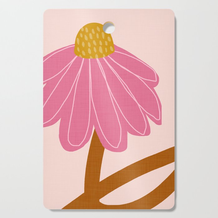 Woodland flower - pink Cutting Board Gallery Image 1