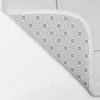 Minimal Line Art Shaka Hand Gesture Bath Mat Gallery Image 2