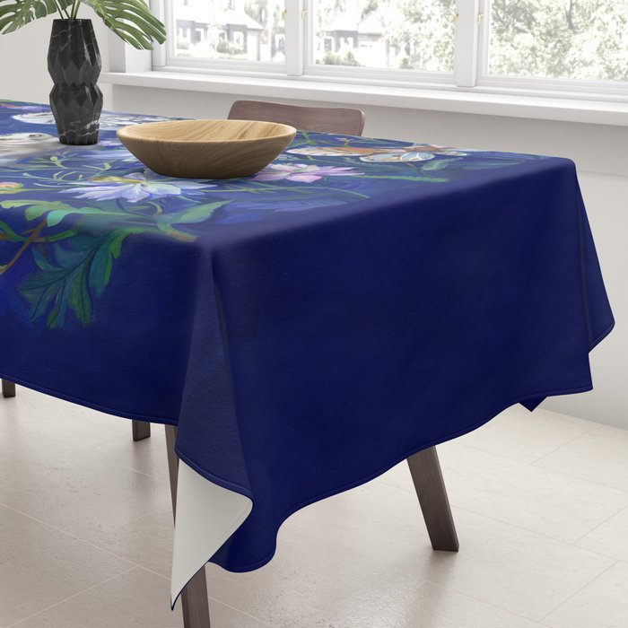 Flower Garden Owls Tablecloth Gallery Image 3