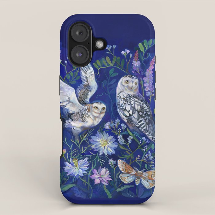 Flower Garden Owls iPhone Case Gallery Image 1