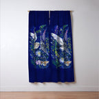 Flower Garden Owls Window Curtain Gallery Image 3