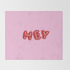 HEY Throw Blanket Gallery Image 2