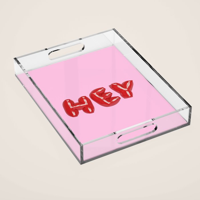 HEY Acrylic Tray Gallery Image 1