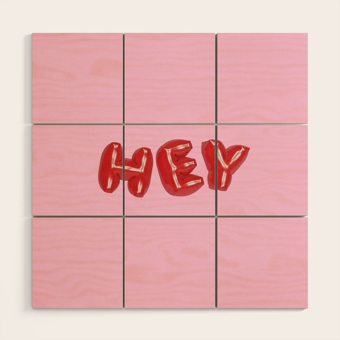 HEY Wood Wall Art Gallery Image 1