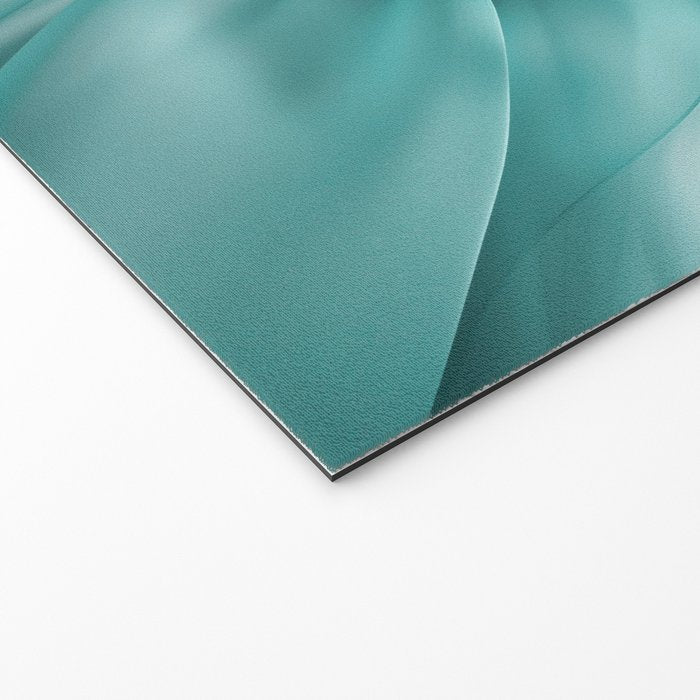 Tranquil Flow Abstract Dimension Ink Turquoise Welcome Mat Gallery Image 2