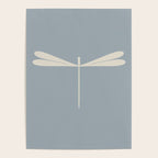 Dragonfly Pattern IX Soft Blue Poster Gallery Image 4