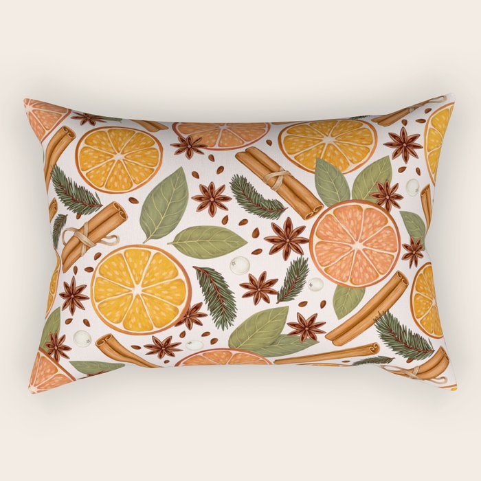 Winter Spices Rectangular Pillow Gallery Image 1