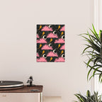 Stormy Night - black & pink Poster Gallery Image 2