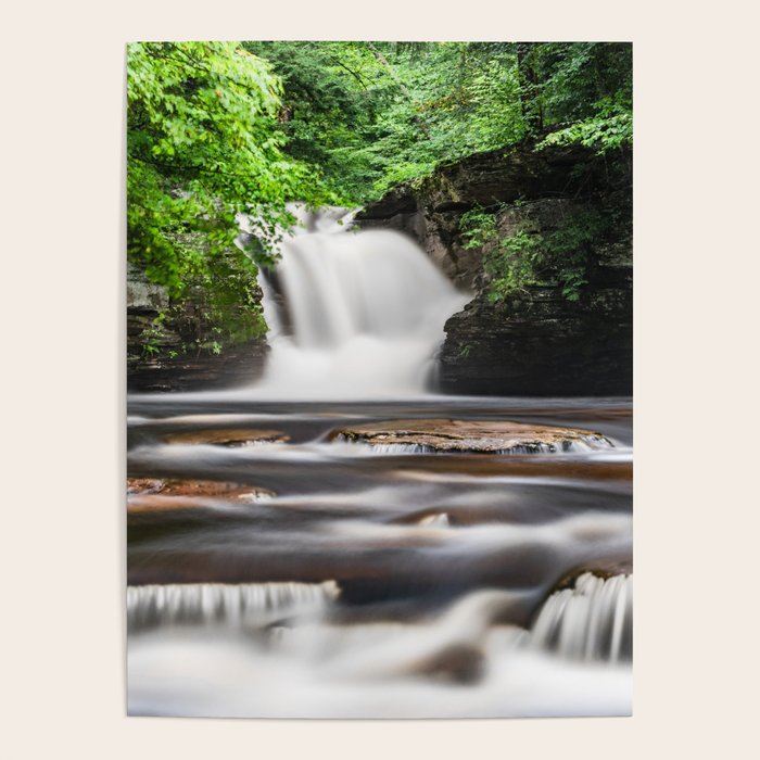 Appalachian Waterfall - Ricketts Glen Adventure Poster Gallery Image 4